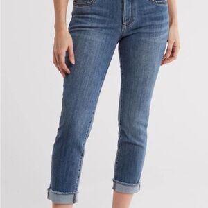 Kut from the Kloth | Abigail Crop High Rise Straight Leg Jeans | Sz 10